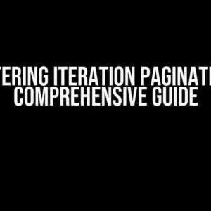 Mastering Iteration Pagination: A Comprehensive Guide