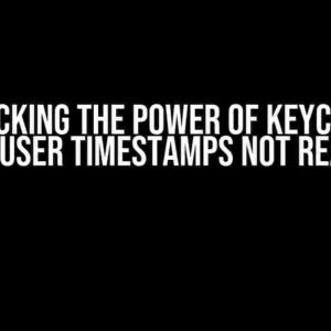 Unlocking the Power of Keycloak: Create User Timestamps Not Read Only