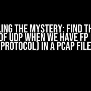 Unraveling the Mystery: Find the Above Layer of UDP when we have FP (Frame Protocol) in a Pcap File